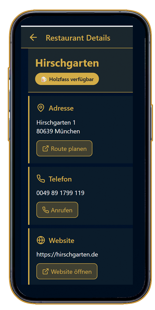 Augustinerfinder App Ausschankstellen